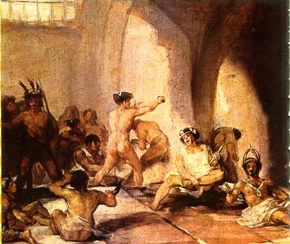 Goya Francisco: La casa de los locos Goya_-_La_casa_de_los_locos
