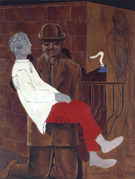 Pietà or Revolution by Night 1923 by Max Ernst 1891-1976