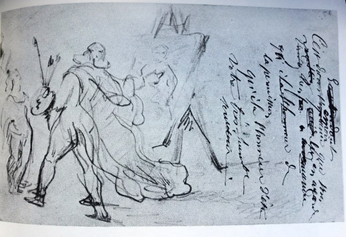 Cezanne. Frenhofer mostra la sua opera-schizzo